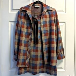 Vintage Shirt and Skirt Set